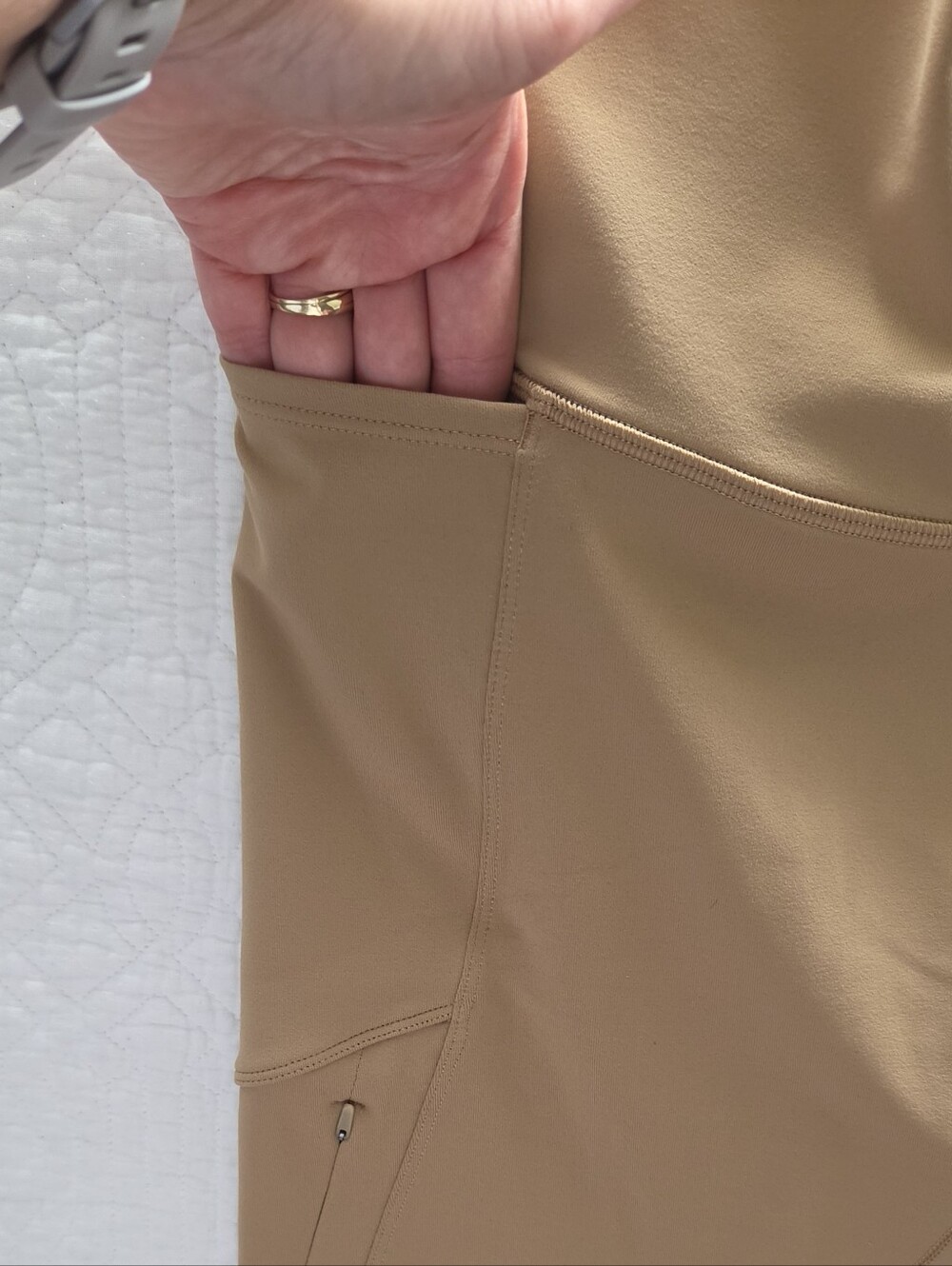 Calia High-Rise Tan Performance Leggings - Picture 6 of 16